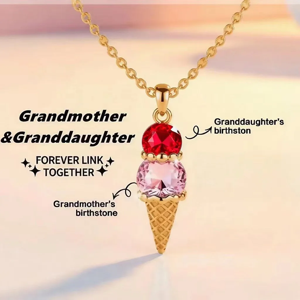 Ожерелье с подвеской в виде мороженого на заказ, персонализированные латунные украшения, персонализированные подарки для нее 
Ожерелье с подвеской в виде мороженого на заказ, персонализированные латунные украшения, персонализированные подарки для нее