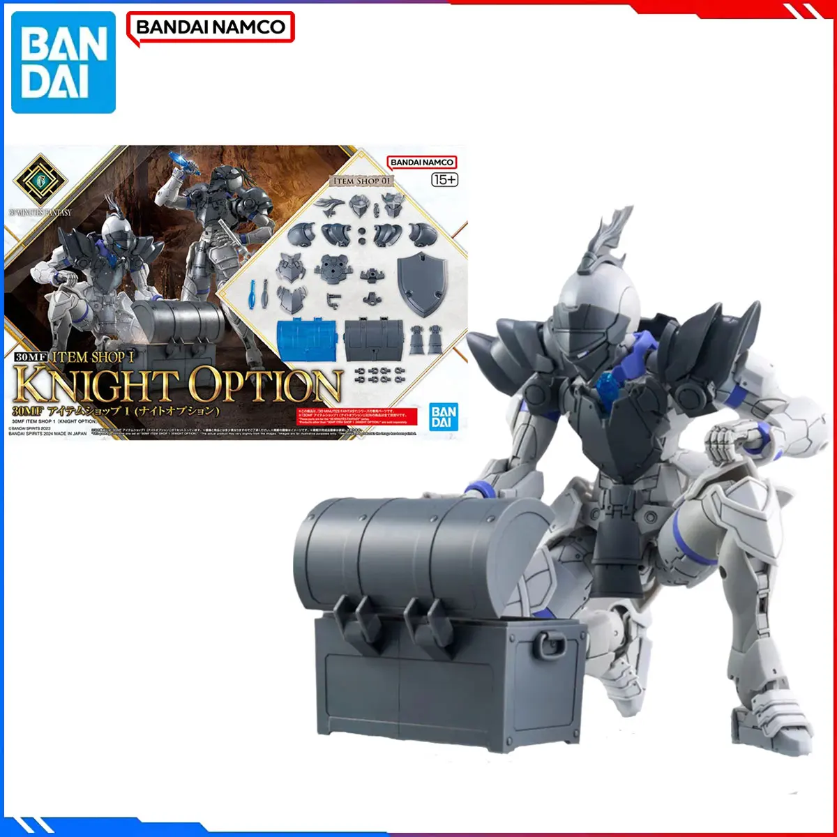 Genuine Bandai Original 30 Minutes Fantasy Figure Model Kits 30MF 1/12 Anime Figures Item Shop 1 Knight Optiion Action Model Toy
Genuine Bandai Original 30 Minutes Fantasy Figure Model Kits 30MF 1/12 Anime Figures Item Shop 1 Knight Optiion Action Model Toy