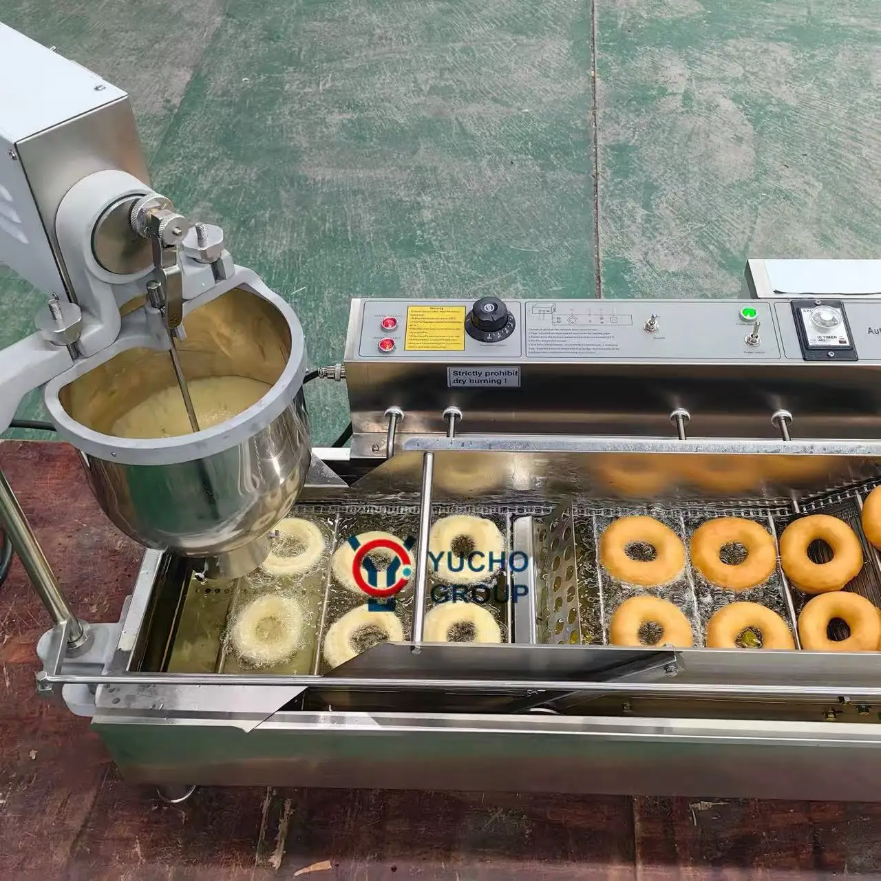 Commercial Double Row Donut Maker T100 T100B Electric LPG Natural Gas Automatic Frying Maker
Commercial Double Row Donut Maker T100 T100B Electric LPG Natural Gas Automatic Frying Maker