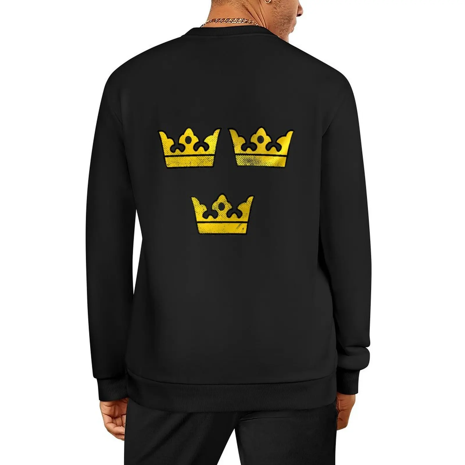 3 Three Crowns Tre Kronor of Sweden Swedish Coat of Arms Distressed Pullover men clothes autumn jacket men anime sweatshirt
3 Three Crowns Tre Kronor of Sweden Swedish Coat of Arms Distressed Pullover men clothes autumn jacket men anime sweatshirt