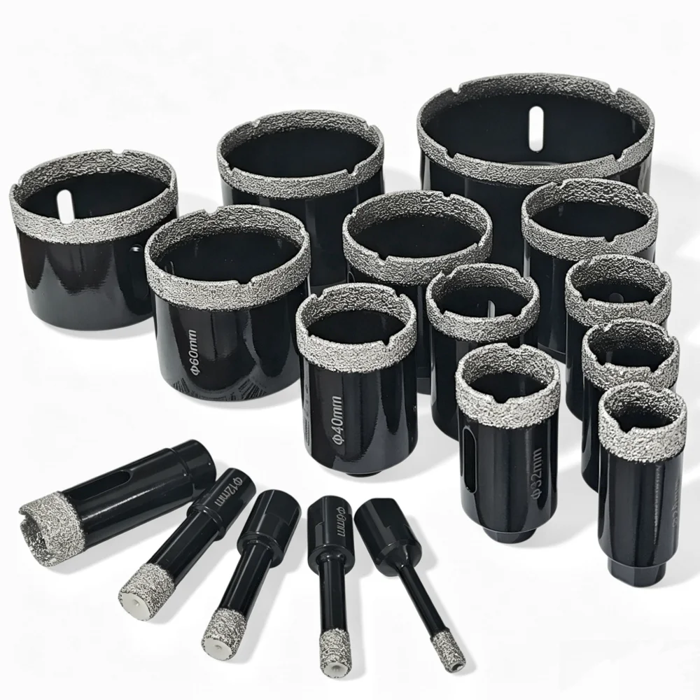 Diamond Dry Core Drill Bits 6-100mm Tile Hole Saw M10 Thread Drilling Ceramic Porcelain Marble Tile for Angle Grinder
Diamond Dry Core Drill Bits 6-100mm Tile Hole Saw M10 Thread Drilling Ceramic Porcelain Marble Tile for Angle Grinder