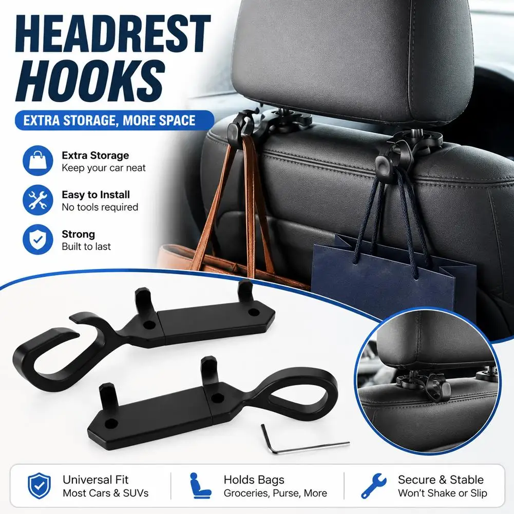 Car Seat Belt Organizer Headrest Hook Dual Purpose Storage Hanger Anti-Tangle Seatbelt Holder for Auto Interior Accessories
Car Seat Belt Organizer Headrest Hook Dual Purpose Storage Hanger Anti-Tangle Seatbelt Holder for Auto Interior Accessories