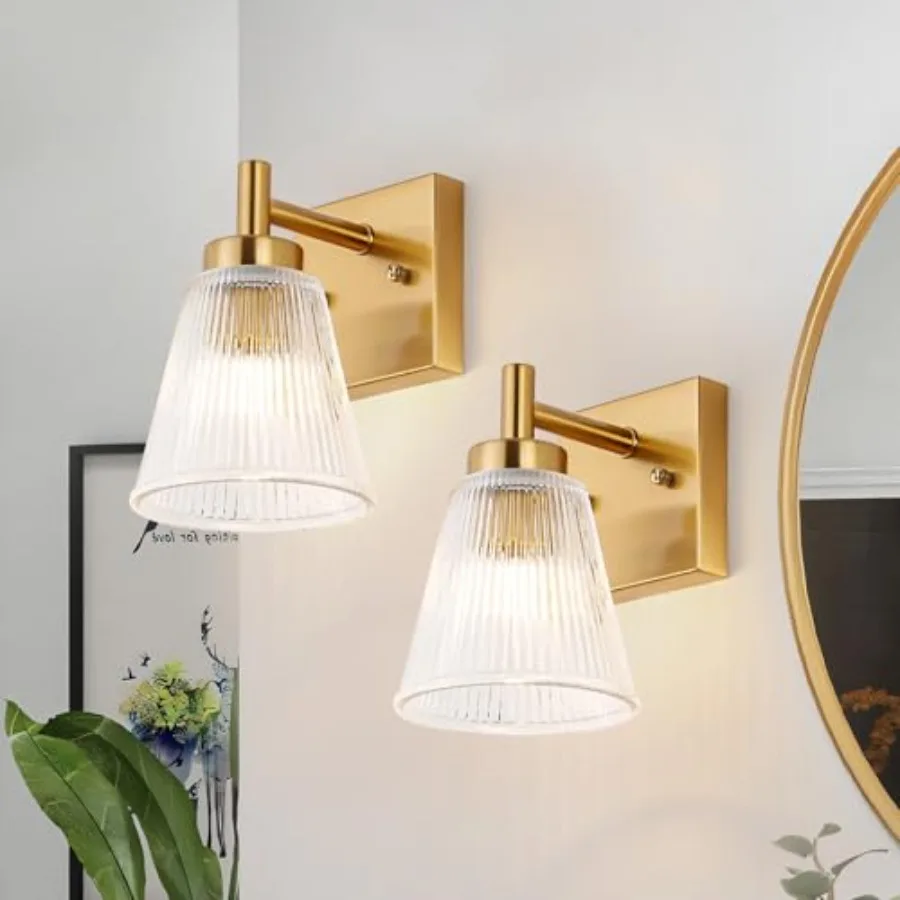 Hardwired Wall Sconces Set of Two Modern Glass Wall Lights for Bathroom Wall Mounted Light for Bedroom Living Room Hallway Cabi
Hardwired Wall Sconces Set of Two Modern Glass Wall Lights for Bathroom Wall Mounted Light for Bedroom Living Room Hallway Cabi