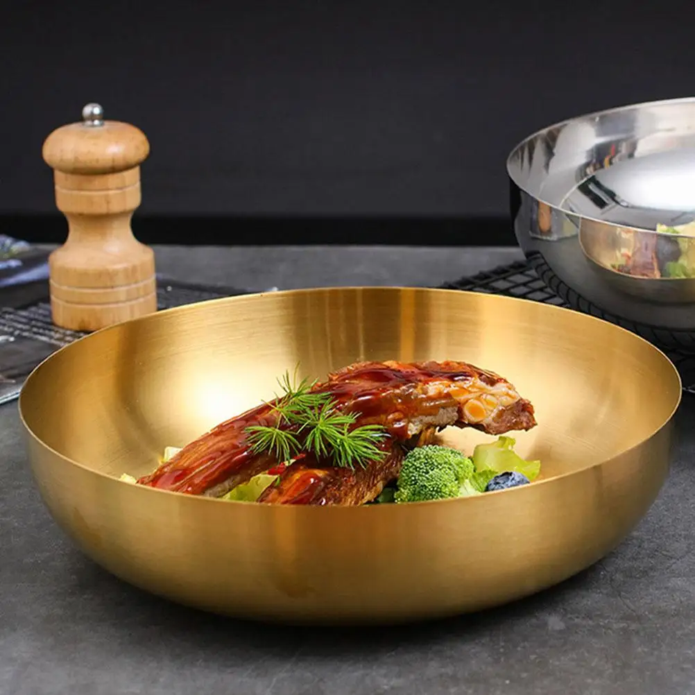 Stainless Steel Ramen Bowl Fruit Produce Meal Prep Bowls Large Modern for Kitchen Counter
Stainless Steel Ramen Bowl Fruit Produce Meal Prep Bowls Large Modern for Kitchen Counter