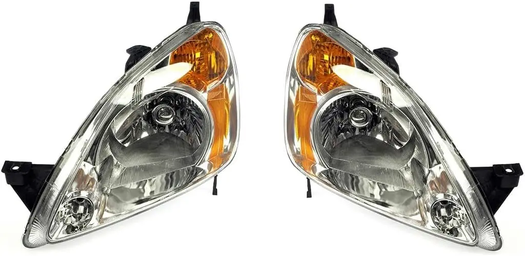 Pair of Left and Right Headlight Assemblies Compatible with Honda CR-V 2.4L 2002 2003
Pair of Left and Right Headlight Assemblies Compatible with Honda CR-V 2.4L 2002 2003