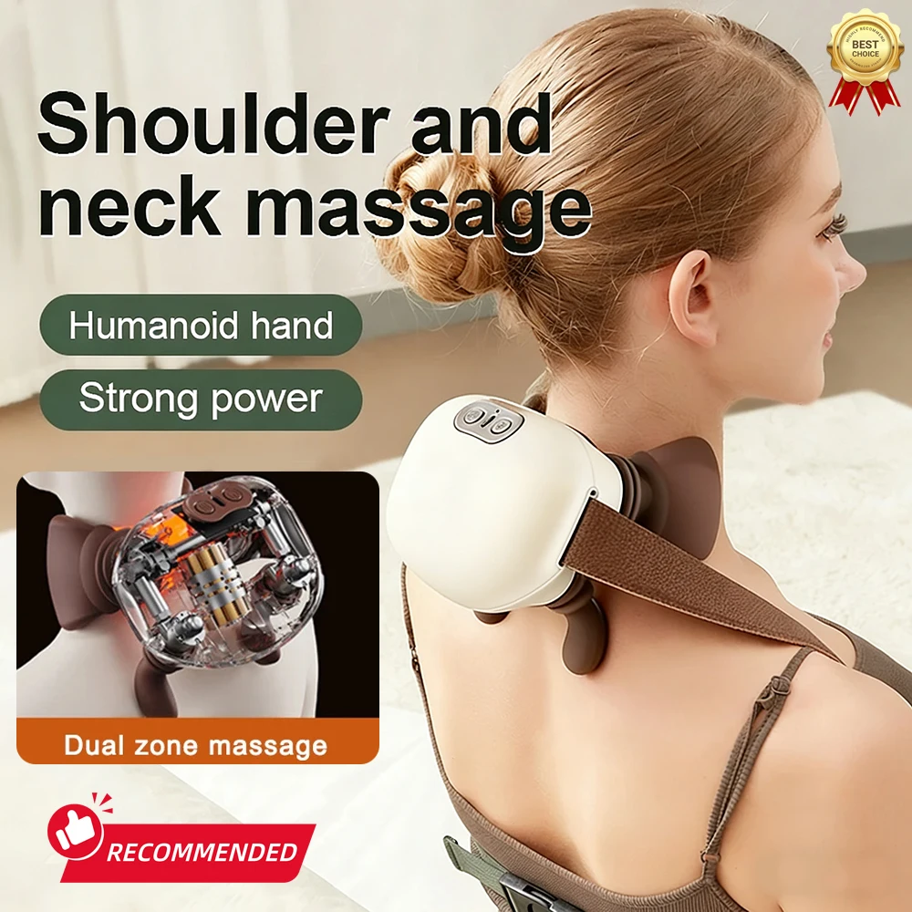 2026 Bionic Neck Shoulder Massager N7 Kneading Massager Shawl 3-Level Modes Neck Cervical Waist Leg Body Muscles Massage Pillow
2026 Bionic Neck Shoulder Massager N7 Kneading Massager Shawl 3-Level Modes Neck Cervical Waist Leg Body Muscles Massage Pillow