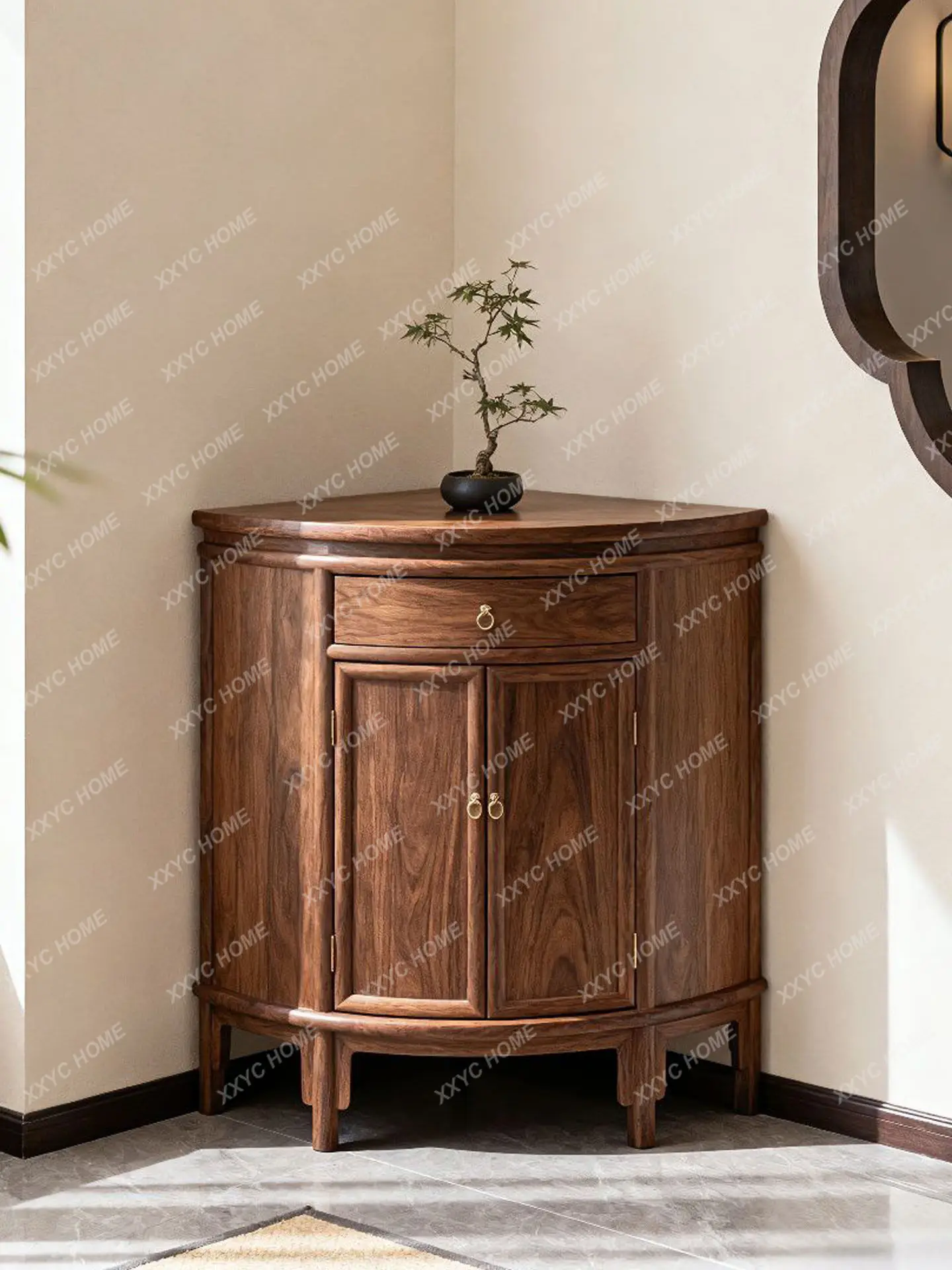 Corner Cabinet Minimalist Locker Living Room Wall Solid Wood Storage Cabinet
Corner Cabinet Minimalist Locker Living Room Wall Solid Wood Storage Cabinet