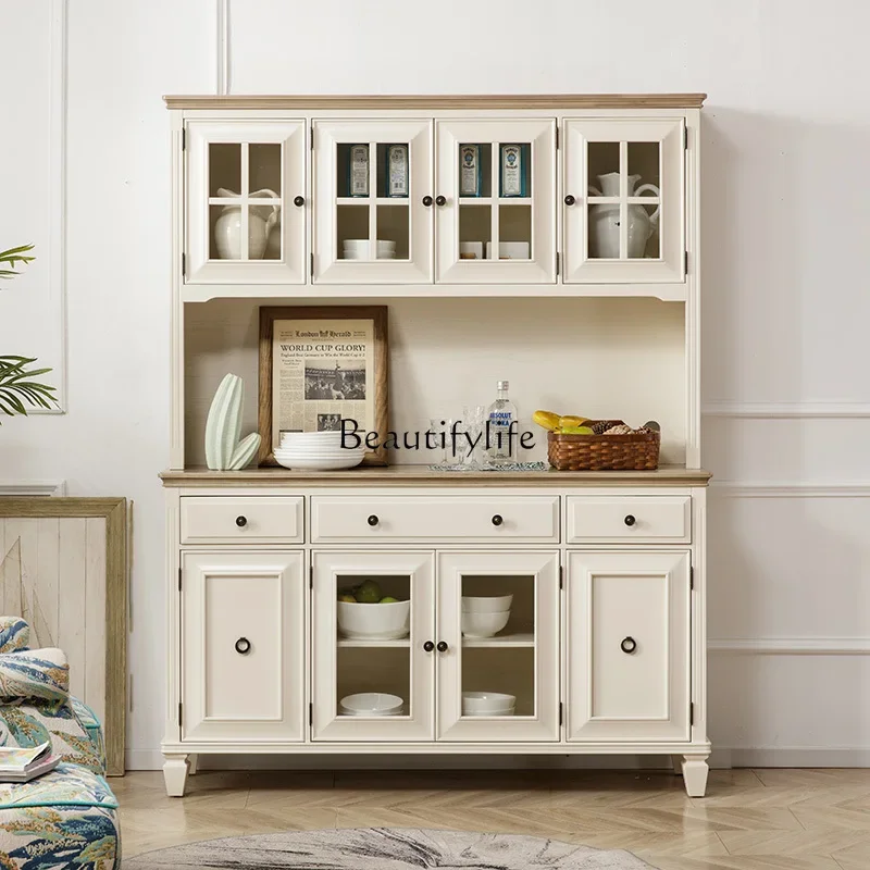 *American high-purity solid wood wine cabinet simple light luxury multi-functional double-layer west kitchen cabinet
*American high-purity solid wood wine cabinet simple light luxury multi-functional double-layer west kitchen cabinet