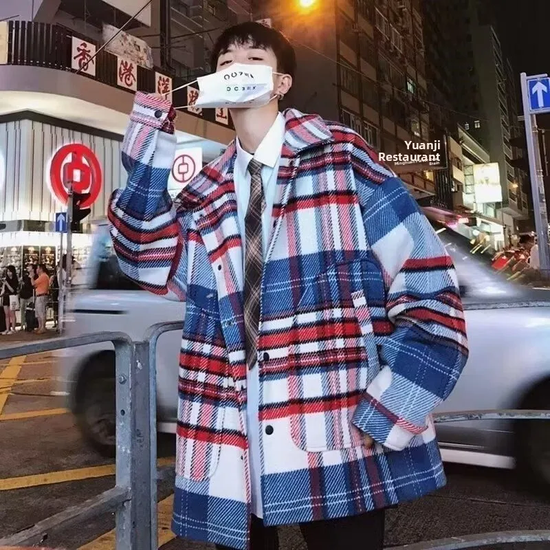 Thiened Plaid irt Jaet for Men Spring Autumn Loose Lazy Sle Retro Woolen Casual Coat Youth Faion Long Sve Button...
Thiened Plaid irt Jaet for Men Spring Autumn Loose Lazy Sle Retro Woolen Casual Coat Youth Faion Long Sve Button...