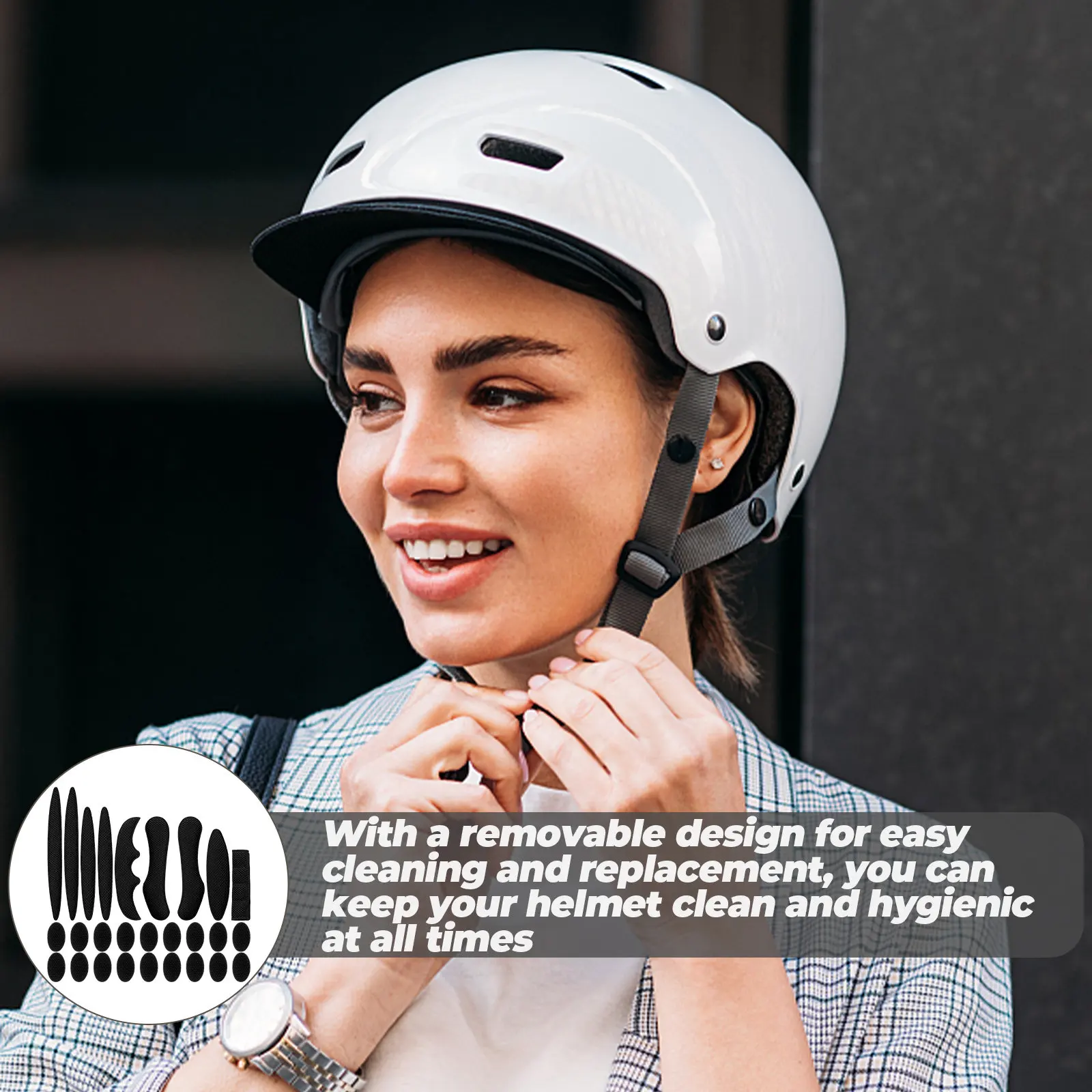 1Set Sponge Pad Set Impact-Absorbing Dense Foam Inner Lining for Bike Motorcycle Electric Bicycle Helmets Removable
1Set Sponge Pad Set Impact-Absorbing Dense Foam Inner Lining for Bike Motorcycle Electric Bicycle Helmets Removable