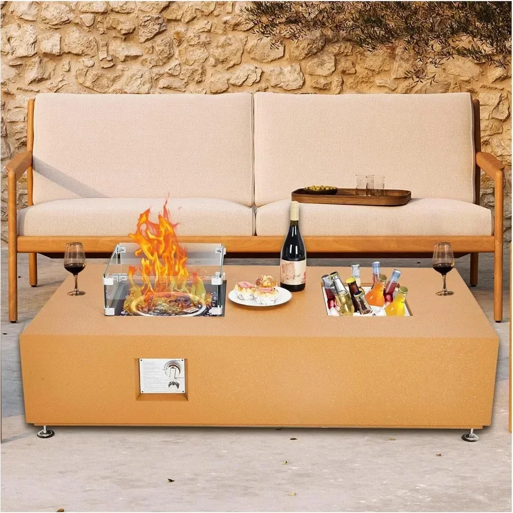 56" Propane Fire Pit Table with Ice Bucket,Dual-Use Functionality, Sturdy Construction,CSA Safety Certified,Fire Pit Table
56" Propane Fire Pit Table with Ice Bucket,Dual-Use Functionality, Sturdy Construction,CSA Safety Certified,Fire Pit Table