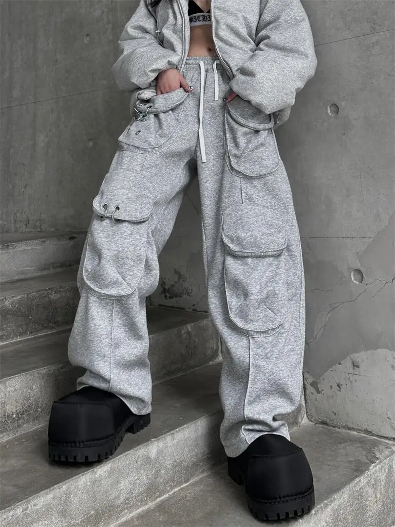Big Pocket Sweatpants, Street Babes Ins Tooling Scimitar Casual Loose and Thin Women's Wide-leg Trousers Trend
Big Pocket Sweatpants, Street Babes Ins Tooling Scimitar Casual Loose and Thin Women's Wide-leg Trousers Trend
