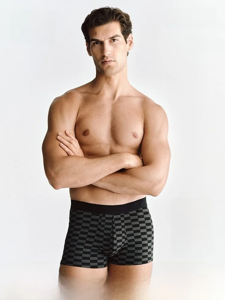 H&M Men's Cotton Boxer Briefs 3-Pack Summer New Arrival Comfortable Mid-Waist Briefs Eco-Friendly Material Blend Homegear
H&M Men's Cotton Boxer Briefs 3-Pack Summer New Arrival Comfortable Mid-Waist Briefs Eco-Friendly Material Blend Homegear