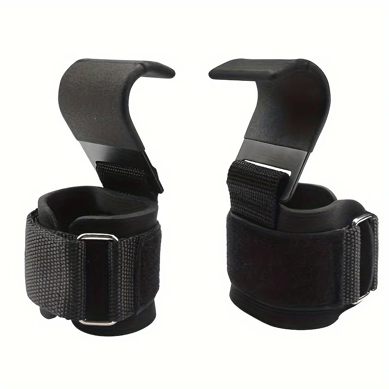 Weight Lifting Hook Grips With Wrist Wraps Hand-Bar Wrist Strap Gym Fitness Hook Weight Strap Pull-Ups Power Lifting Gloves
Weight Lifting Hook Grips With Wrist Wraps Hand-Bar Wrist Strap Gym Fitness Hook Weight Strap Pull-Ups Power Lifting Gloves