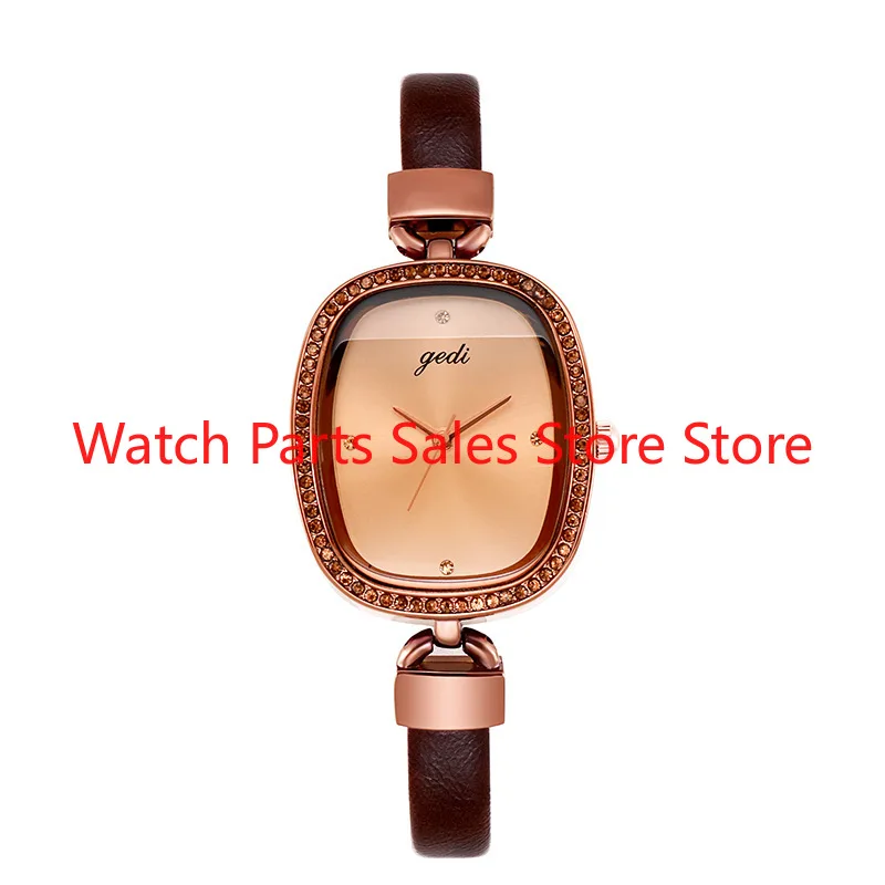 Rhinestone square belt women's watch fashion thin belt European and American style court retro fashion watch
Rhinestone square belt women's watch fashion thin belt European and American style court retro fashion watch