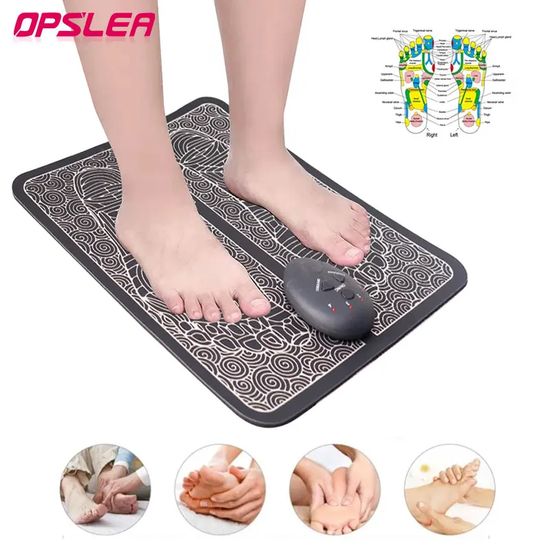 Electric EMS Foot Massager Pad Foot Massage Mat Feet Muscle Stimulator Improve Blood Circulation Relieve Pain Health Care
Electric EMS Foot Massager Pad Foot Massage Mat Feet Muscle Stimulator Improve Blood Circulation Relieve Pain Health Care
