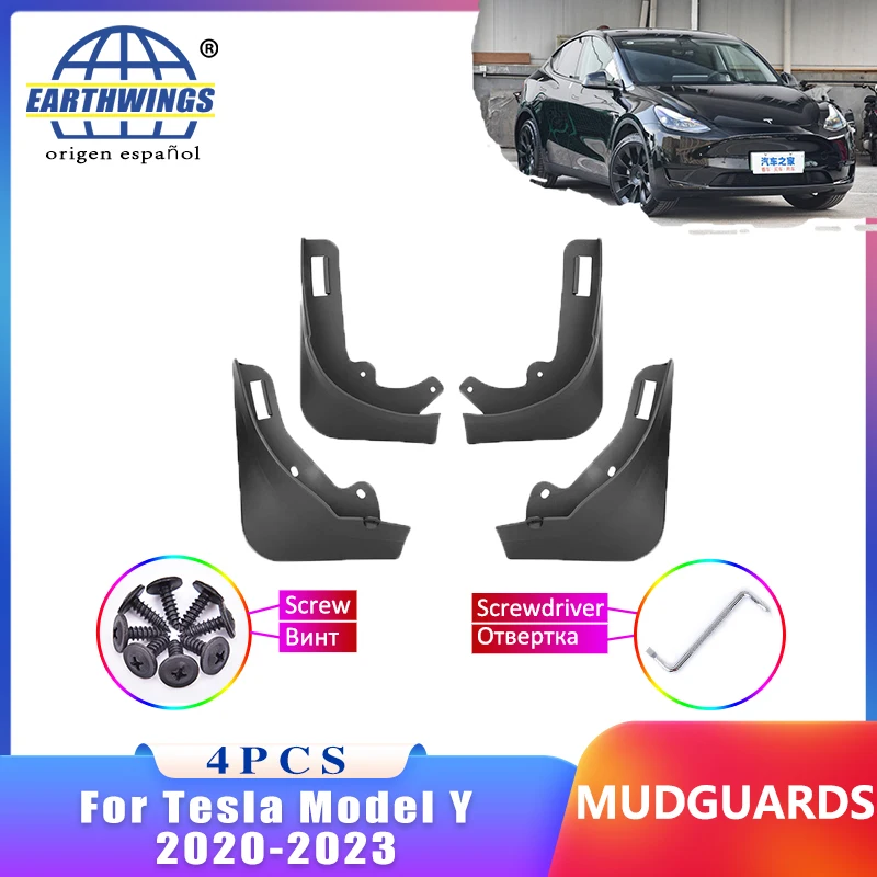 Mud Flap For Tesla Model Y 2020-2023 New Car Mudflaps Exterior Accessories Mudguards 4Pcs Guard Front Rear Fender Styling Splash
Mud Flap For Tesla Model Y 2020-2023 New Car Mudflaps Exterior Accessories Mudguards 4Pcs Guard Front Rear Fender Styling Splash