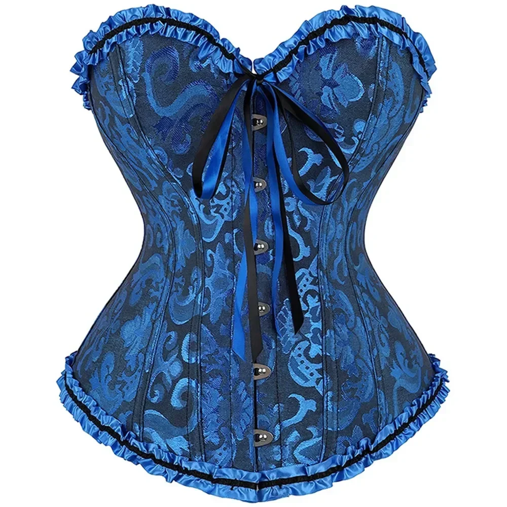 Sexy Corsets Bustiers for Women Overbust Corset Top Corselet Floral Lingerie Vintage Costume Plus Size Corsetto Korsett
Sexy Corsets Bustiers for Women Overbust Corset Top Corselet Floral Lingerie Vintage Costume Plus Size Corsetto Korsett