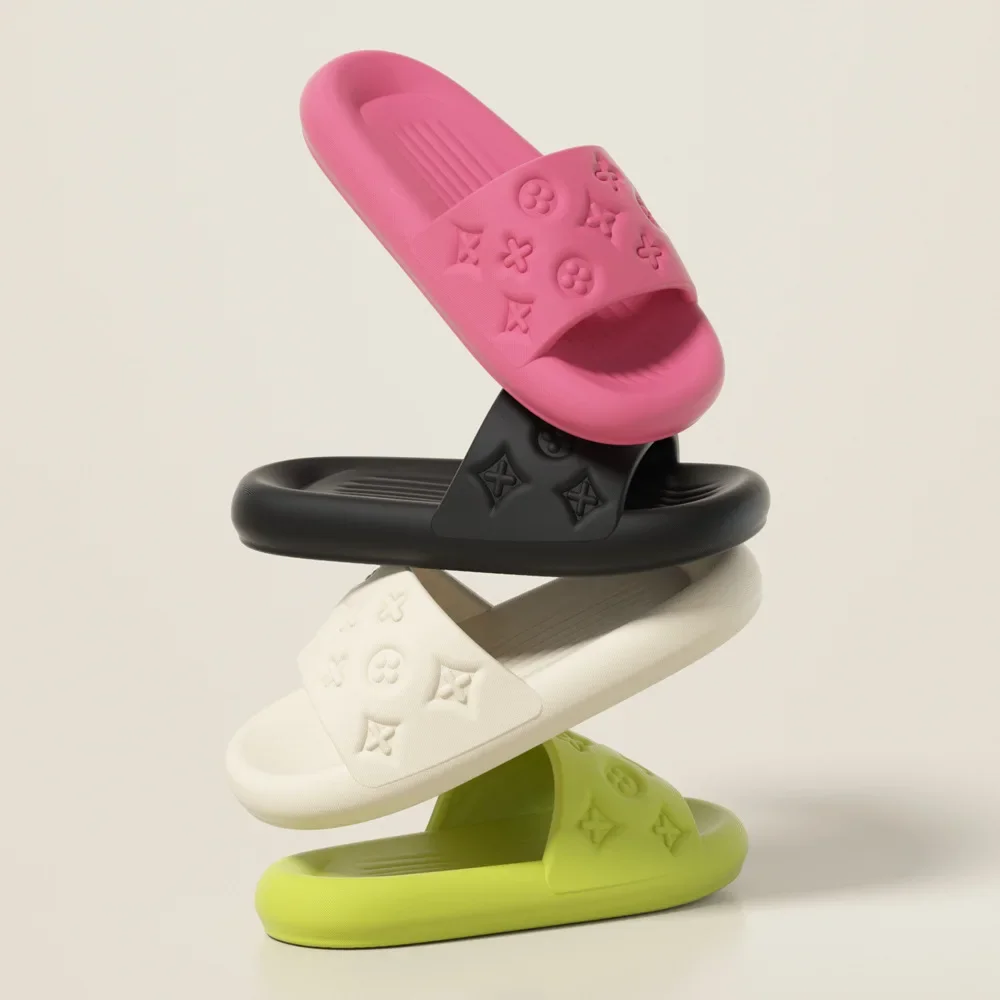 Summer Anti slip Silent Flat Slippers New Style Soft soled EVA Slippers for External Wear, Bathroom Couple Shoes for Women
Summer Anti slip Silent Flat Slippers New Style Soft soled EVA Slippers for External Wear, Bathroom Couple Shoes for Women