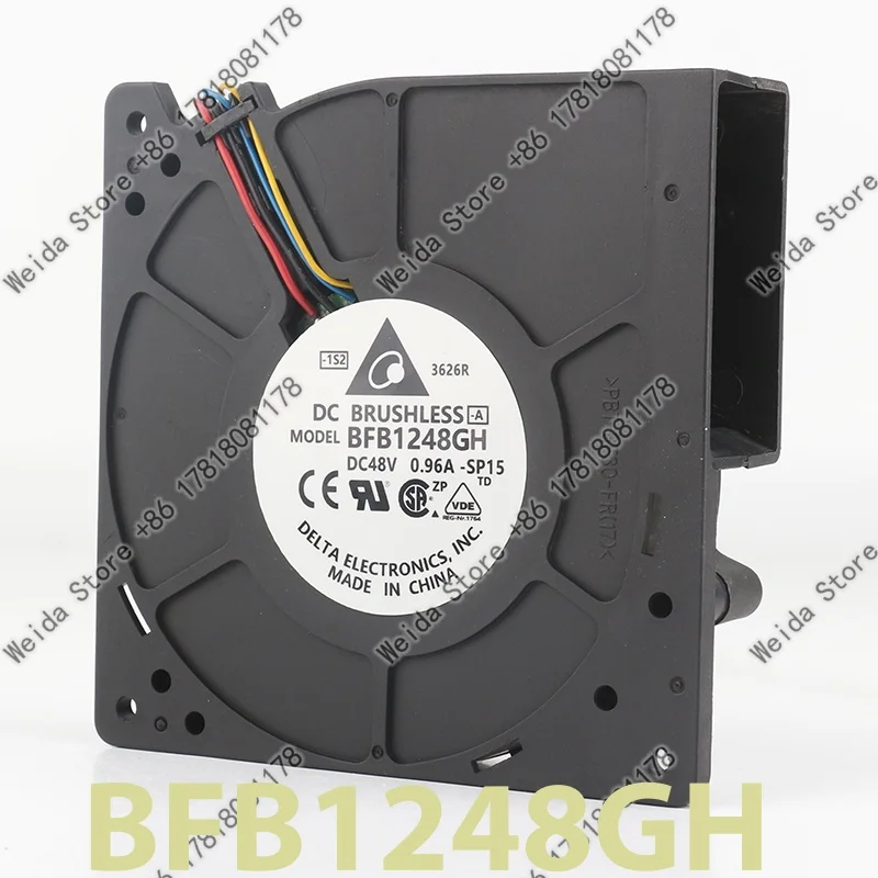 Delta BFB1248GH cooling fan 5V 12V 24V DC48V 0.96A AC EC 12032 120X120X32MM 12CM 4-wire pwm Brute force blower turbine dual ball
Delta BFB1248GH cooling fan 5V 12V 24V DC48V 0.96A AC EC 12032 120X120X32MM 12CM 4-wire pwm Brute force blower turbine dual ball