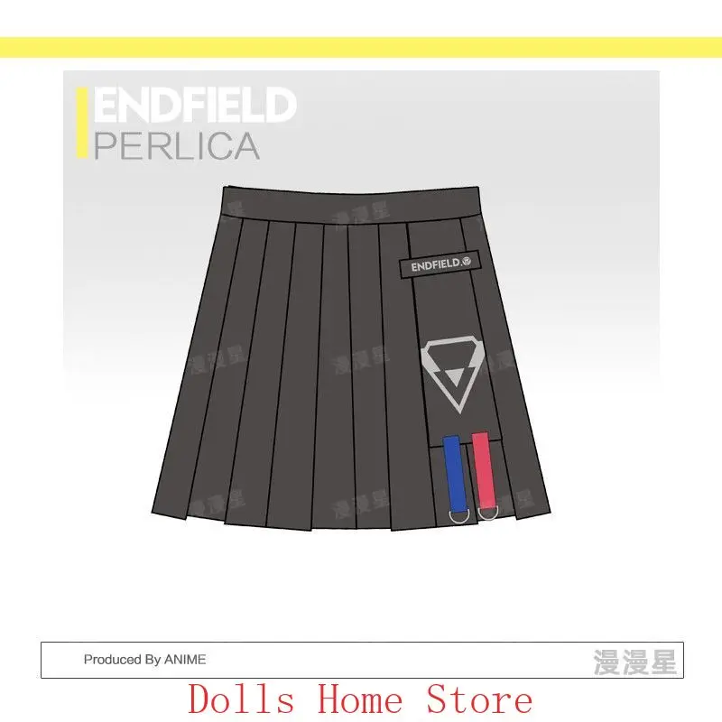 Summer Costume Set Perlica Arknights:Endfield Theme Casual Short-sleeved Coat Tops Student Skirt Women daily Anime Role Play
Summer Costume Set Perlica Arknights:Endfield Theme Casual Short-sleeved Coat Tops Student Skirt Women daily Anime Role Play