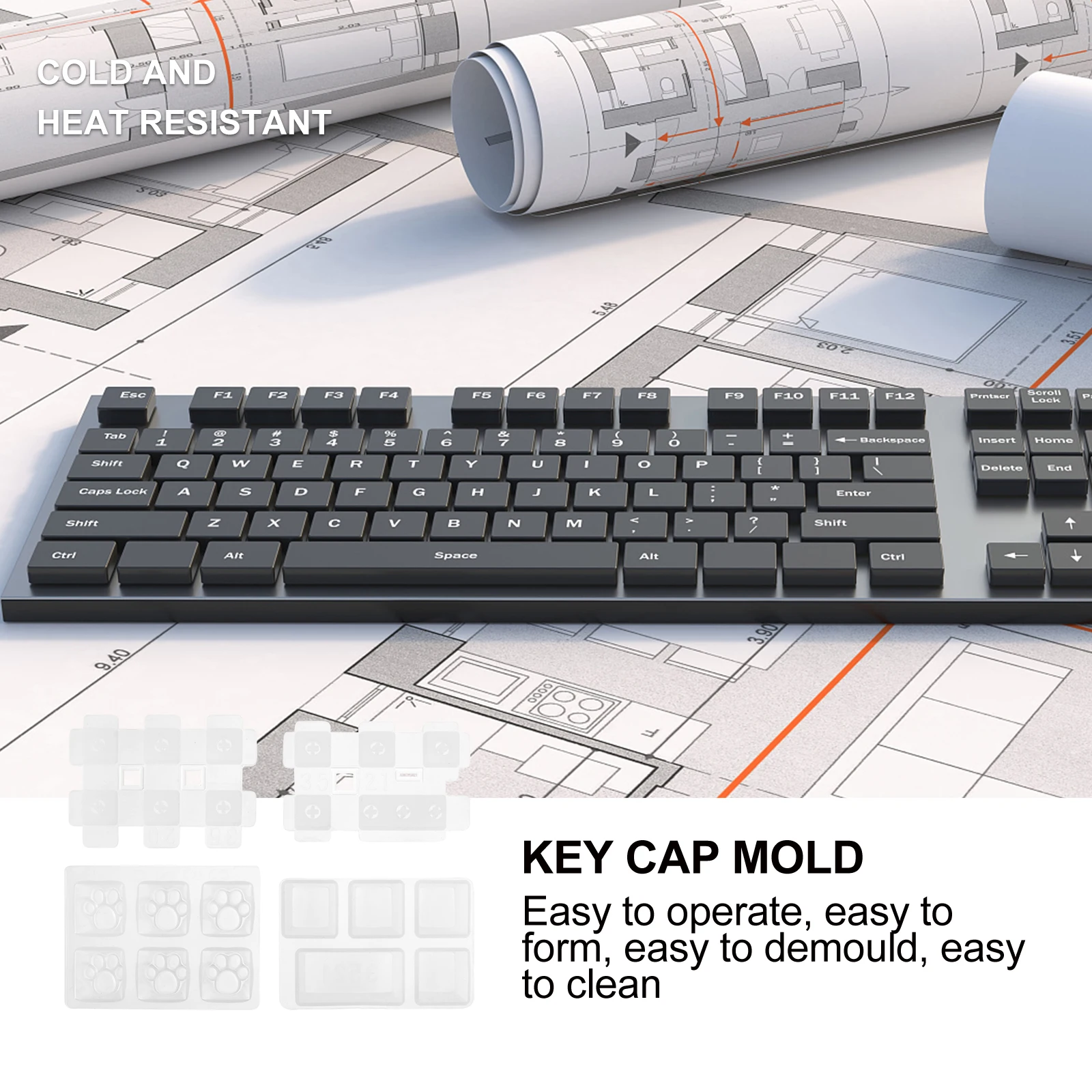 4 Pcs Keycap Mold Keycaps Keyboard Keyboards Crafts Making Tool Silicone Crystal Epoxy
4 Pcs Keycap Mold Keycaps Keyboard Keyboards Crafts Making Tool Silicone Crystal Epoxy