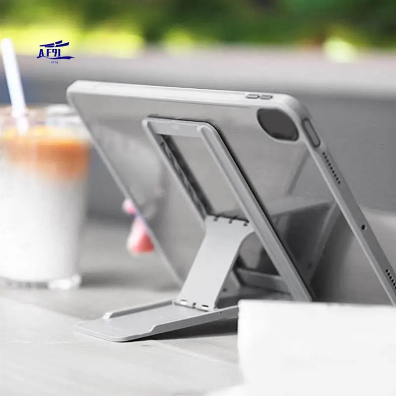 AF91-Universal Tablet Stand Foldable Storage Sticky Tablet Bracket For Desktop E-Reader Bracket Tablet Holder Dark
AF91-Universal Tablet Stand Foldable Storage Sticky Tablet Bracket For Desktop E-Reader Bracket Tablet Holder Dark