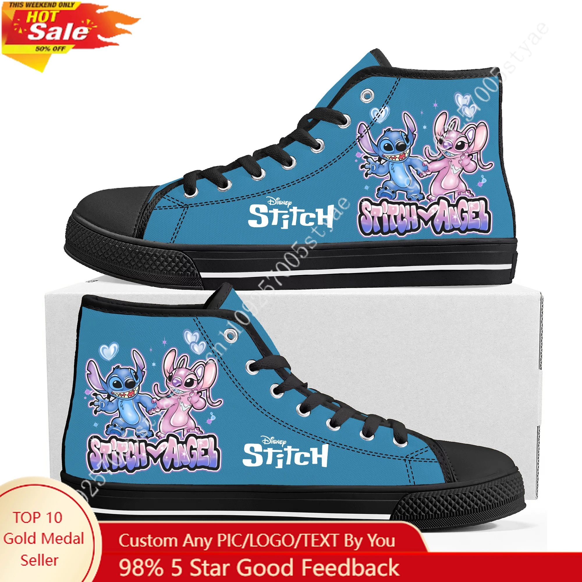 Disney Stitch High Top High Quality Sneakers Mens Womens Canvas Sneaker Ghana Hiking Fashion Casual Shoes Custom Shoes
Disney Stitch High Top High Quality Sneakers Mens Womens Canvas Sneaker Ghana Hiking Fashion Casual Shoes Custom Shoes