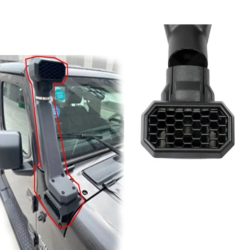 Off-road wade throat modification accessories RR style intake pipe fit For Wrangler JL 2018+
Off-road wade throat modification accessories RR style intake pipe fit For Wrangler JL 2018+