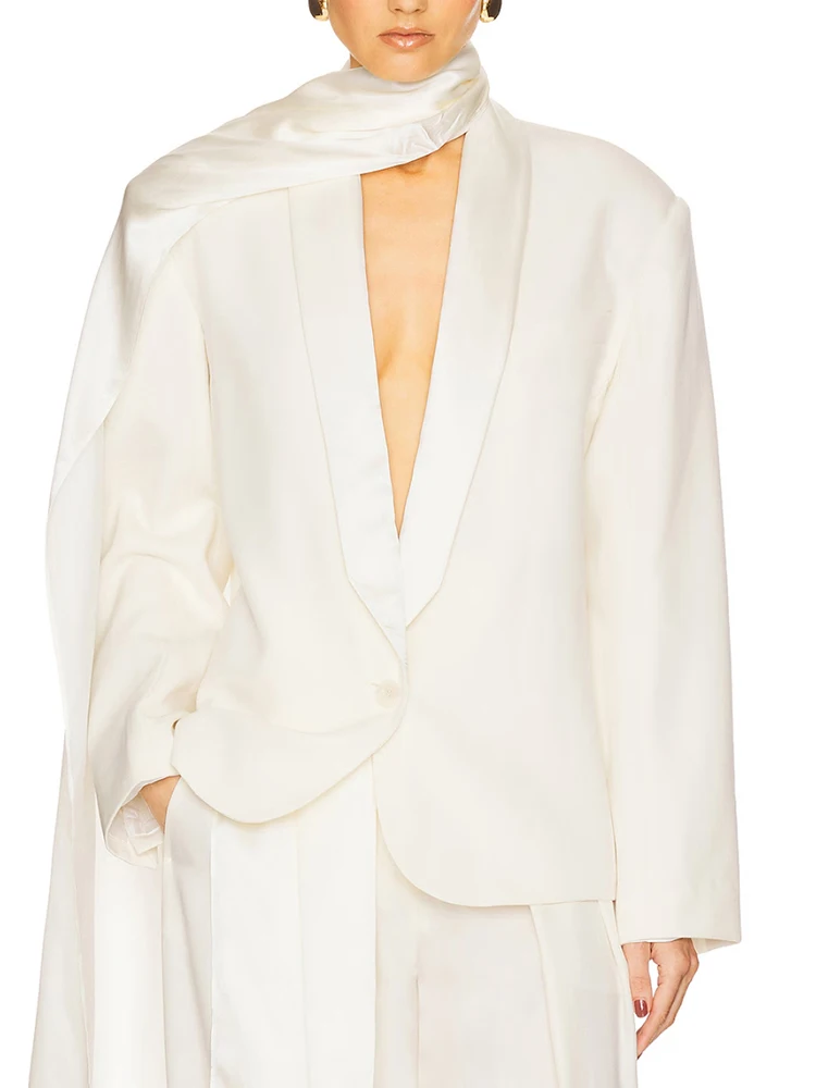 Woman clothing y2k summer senior sense one button blazer long sleeve shoulder padsWomen top 2025 Fashion new Women's jacket
Woman clothing y2k summer senior sense one button blazer long sleeve shoulder padsWomen top 2025 Fashion new Women's jacket