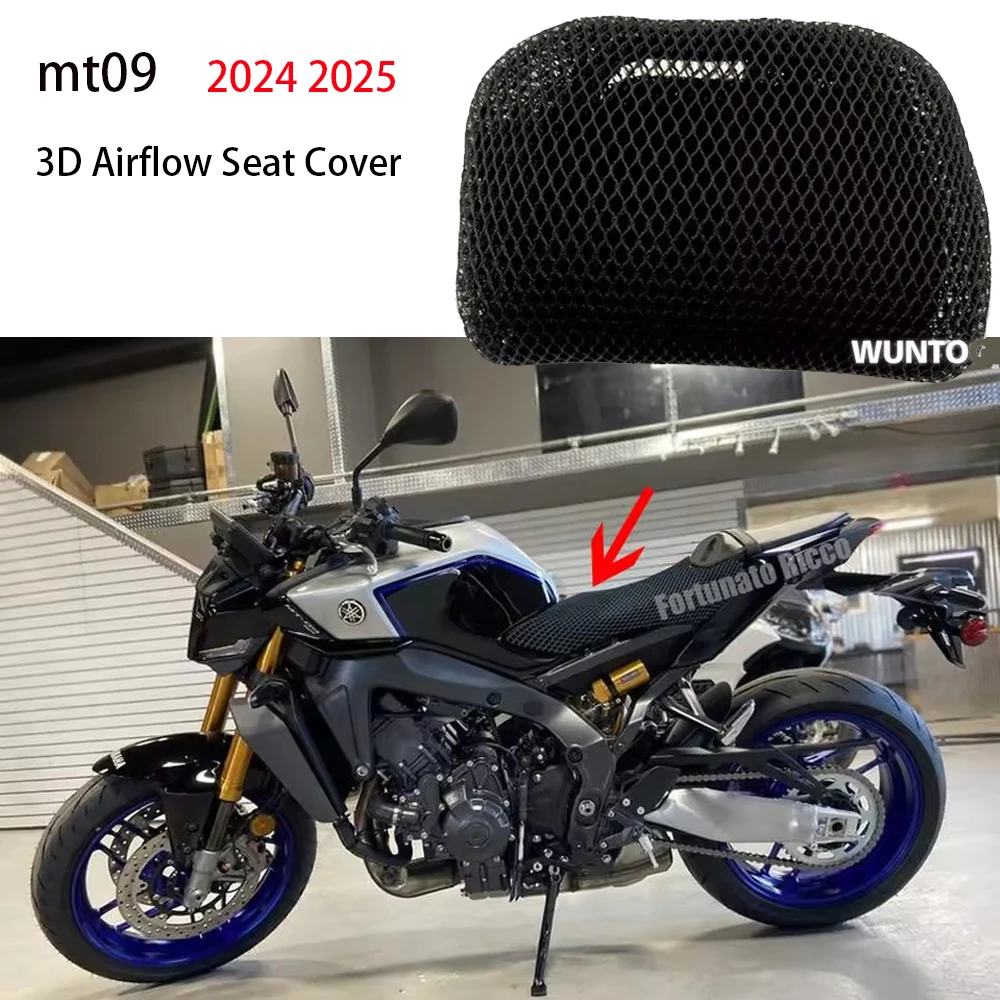 For Yamaha MT 09 SP mt09 2024 2025 3D Honeycomb Mesh Seat Cover MT09 SP Seat Cover Motorcycle 3D Airflow Seat Cover
For Yamaha MT 09 SP mt09 2024 2025 3D Honeycomb Mesh Seat Cover MT09 SP Seat Cover Motorcycle 3D Airflow Seat Cover