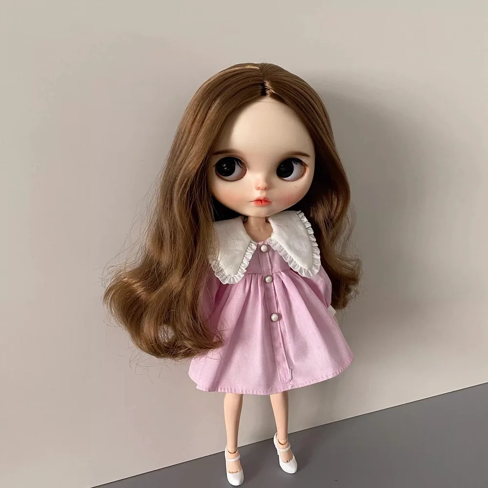 Fashion Lapel Collar Dresses Casual Wears Elegant Doll Princess Dresses DIY Accessories Kids Toys for Blythe Dolls
Fashion Lapel Collar Dresses Casual Wears Elegant Doll Princess Dresses DIY Accessories Kids Toys for Blythe Dolls