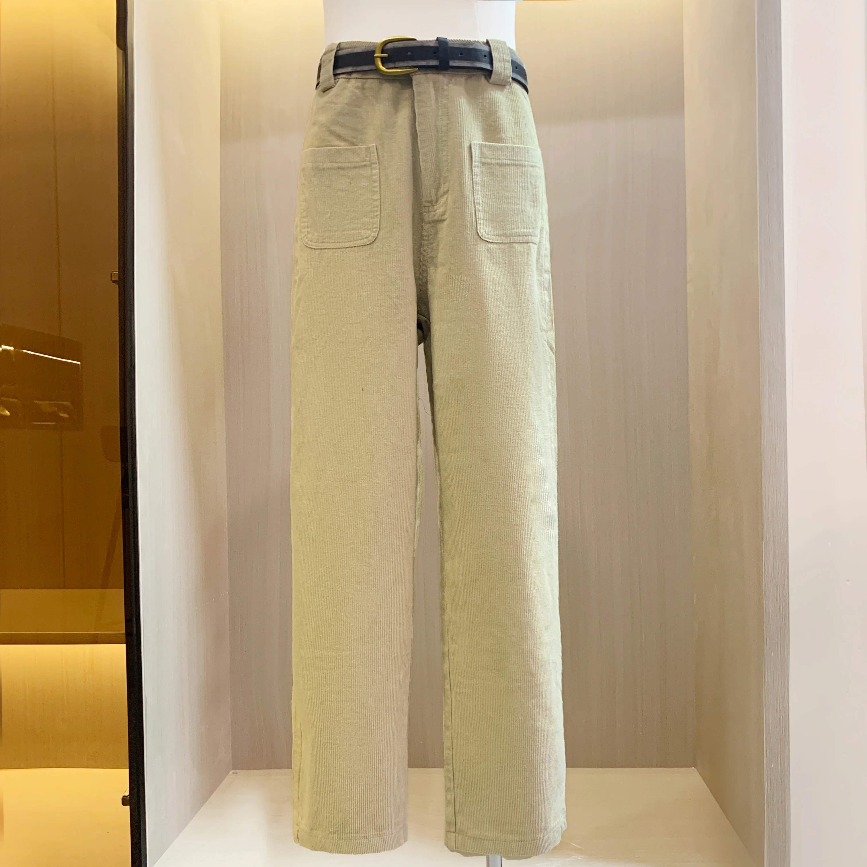 2023 Autumn Winter Fashion Female Trousers with Pockets High Waist Wide Legs Preppy Style Female Student Straight Pants Boot Cut
2023 Autumn Winter Fashion Female Trousers with Pockets High Waist Wide Legs Preppy Style Female Student Straight Pants Boot Cut
