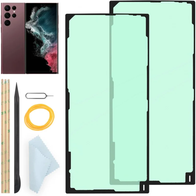 2 Pack for Samsung Galaxy S22 Ultra Back Battery Door Cover Adhesive Glue Tape Sticker
2 Pack for Samsung Galaxy S22 Ultra Back Battery Door Cover Adhesive Glue Tape Sticker