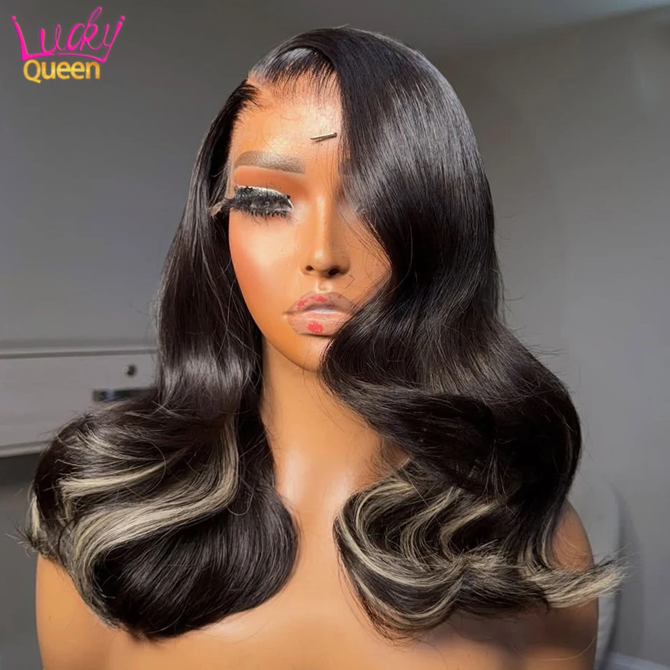 Real 13x6 Human Hair Wig Balayage Highlight Blonde P1B/ 27 Body Wave 13x4 Transparent HD Lace Frontal Wigs For Women Glueless
Real 13x6 Human Hair Wig Balayage Highlight Blonde P1B/ 27 Body Wave 13x4 Transparent HD Lace Frontal Wigs For Women Glueless