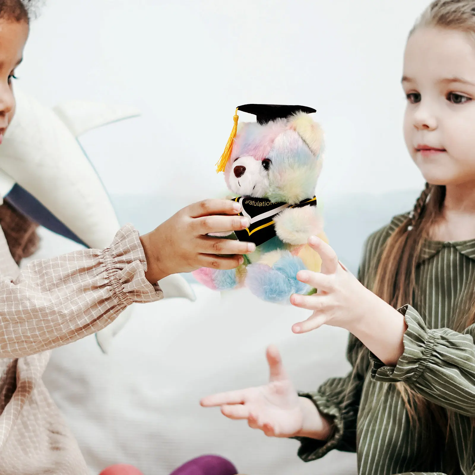 Graduation Bear Stuffed Animal Soft Comfortable Keepsake Cute Cartoon Bear Gift Graduation Party Decoration Soft
Graduation Bear Stuffed Animal Soft Comfortable Keepsake Cute Cartoon Bear Gift Graduation Party Decoration Soft