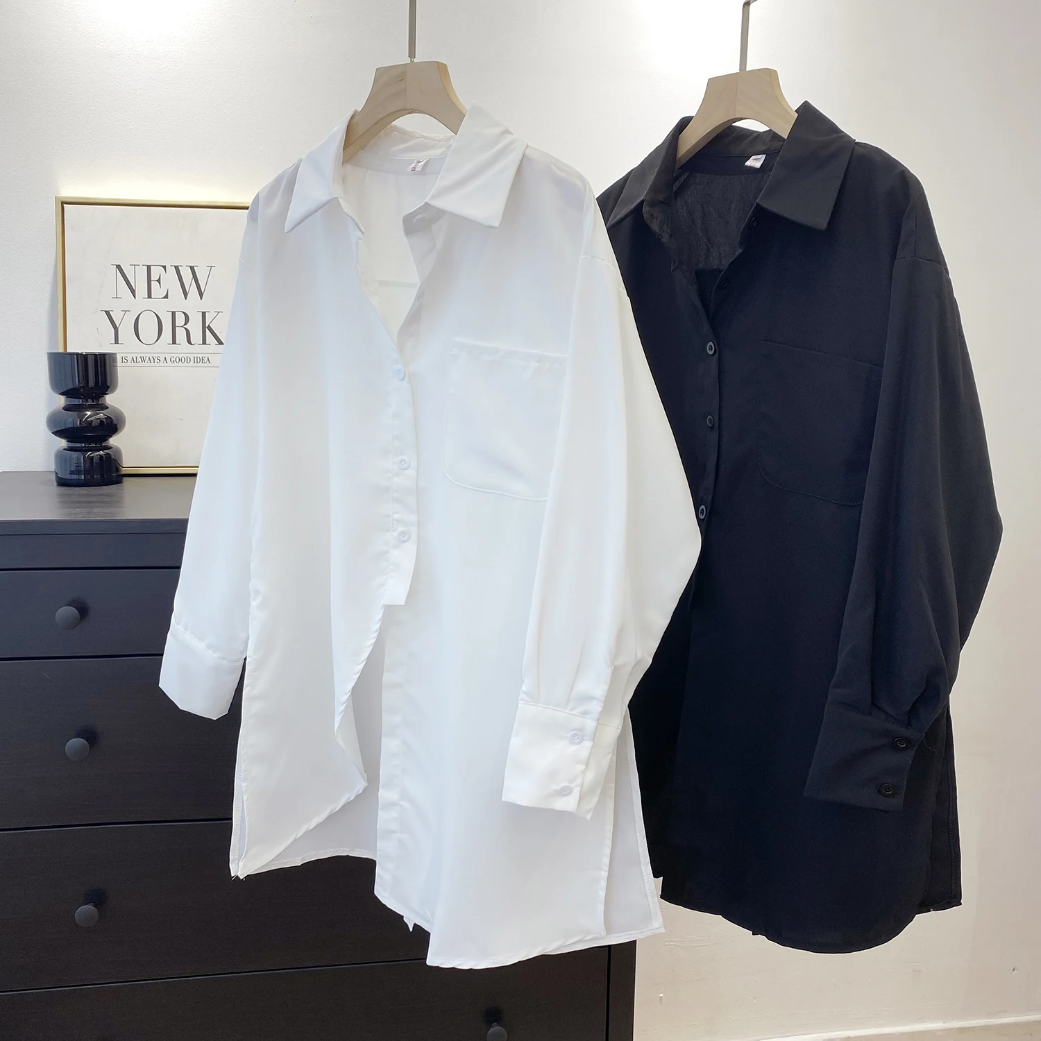 Повседневная женская миди-рубашка больших размеров с асимметричным разрезом, длинными рукавами, свободного кроя, из смесового хлопка, премиум-качество
Повседневная женская миди-рубашка больших размеров с асимметричным разрезом, длинными рукавами, свободного кроя, из смесового хлопка, премиум-качество