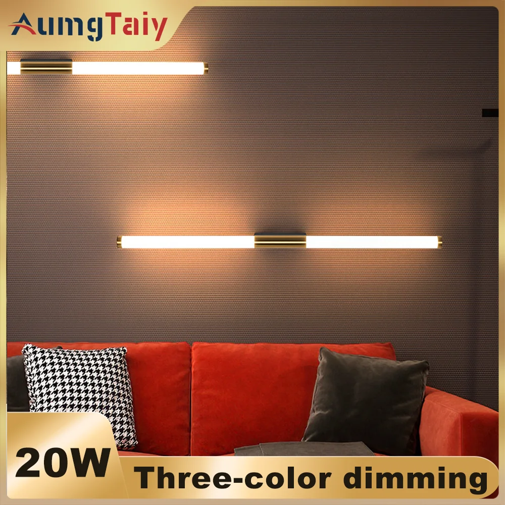 LED Mirror with Light Bedroom Wall Lamp Linear Metal Tube Lamp for Bedroom Bedside foyer corridor Staircase Aisle 8W Gold
LED Mirror with Light Bedroom Wall Lamp Linear Metal Tube Lamp for Bedroom Bedside foyer corridor Staircase Aisle 8W Gold