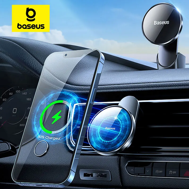 Baseus Magnetic Car Phone Holder Phone Holder Charger Wireless Charger for Apple iPhone 15 14 13 12 11 Pro Max Wireless Charging
Baseus Magnetic Car Phone Holder Phone Holder Charger Wireless Charger for Apple iPhone 15 14 13 12 11 Pro Max Wireless Charging