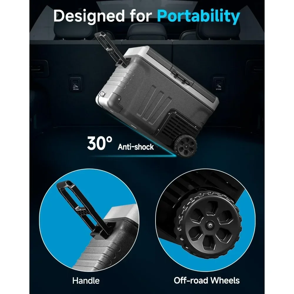 Хит продаж: Портативный автомобильный холодильник 12В - 37 кварт (35 л) электрический охладитель с питанием 12/24В DC и 110-240В AC для грузовиков, фургонов, автодомов и кемпинга
Хит продаж: Портативный автомобильный холодильник 12В - 37 кварт (35 л) электрический охладитель с питанием 12/24В DC и 110-240В AC для грузовиков, фургонов, автодомов и кемпинга