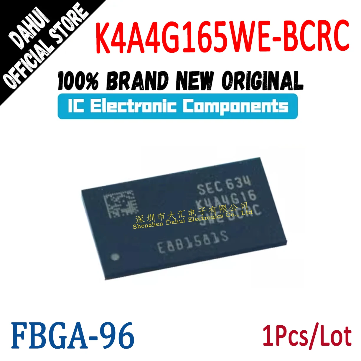 K4A4G165WE-BCRC 96FBGA DDR4 particle 2400Mbps 4Gb memory chip new original
K4A4G165WE-BCRC 96FBGA DDR4 particle 2400Mbps 4Gb memory chip new original