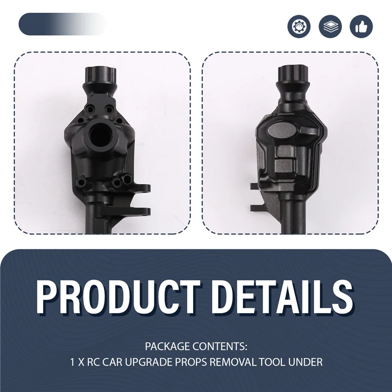 Excellent-RC Car Upgrade Brass Front Axle Housing For Wltoys 1/10 104006 104010 104020 104026 RC Car Upgrade Accessories
Excellent-RC Car Upgrade Brass Front Axle Housing For Wltoys 1/10 104006 104010 104020 104026 RC Car Upgrade Accessories