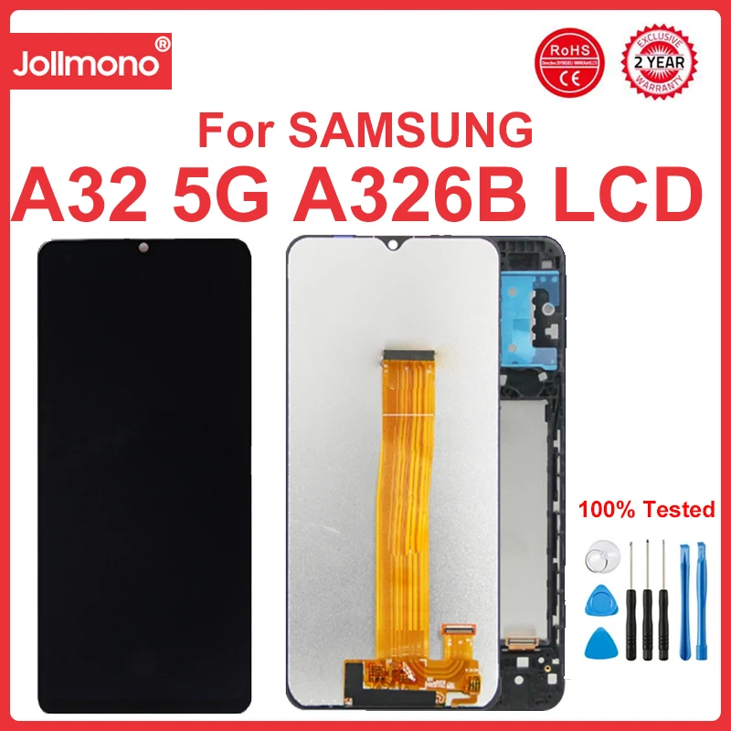 Экран дисплея A32, для Samsung Galaxy A32 A325 A325F, ЖК-дисплей, сенсорный экран, дигитайзер в сборе для Samsung Galaxy A32 5G A326
Экран дисплея A32, для Samsung Galaxy A32 A325 A325F, ЖК-дисплей, сенсорный экран, дигитайзер в сборе для Samsung Galaxy A32 5G A326