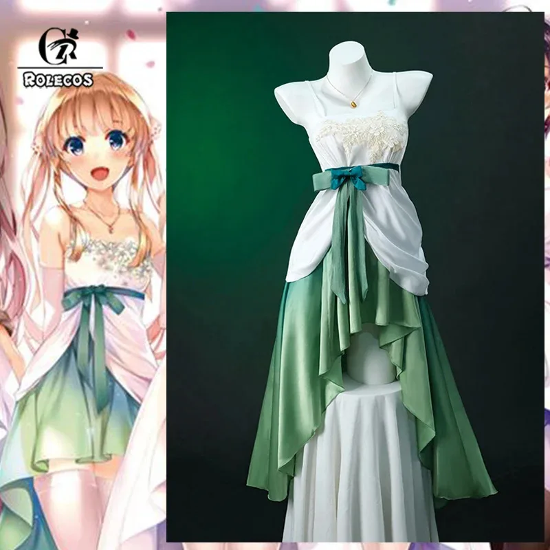 ROLECOS Saenai Heroine no Sodatekata Eriri Косплей Костюм Женское Зеленое Платье Хэллоуин Карнавал Косплей Пижамы
ROLECOS Saenai Heroine no Sodatekata Eriri Косплей Костюм Женское Зеленое Платье Хэллоуин Карнавал Косплей Пижамы