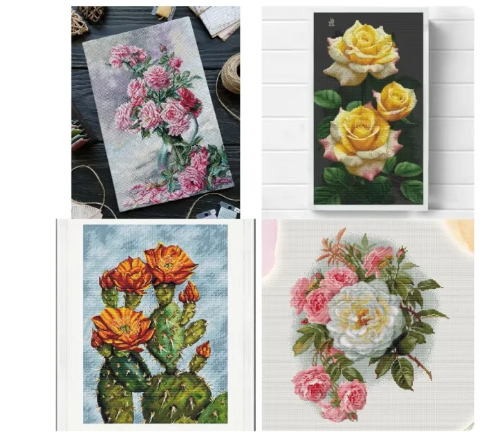 Cross-stitch electronic drawing pdf redrawing yellow rose desert white pink Cross Stich Painting Decorations For Home
Cross-stitch electronic drawing pdf redrawing yellow rose desert white pink Cross Stich Painting Decorations For Home