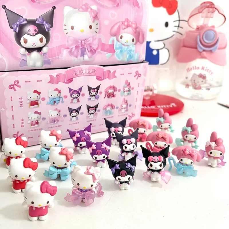 Original Sanrio Love Bow Cute Blind Box Kawaii Ky Kuromi My Melody Animation Mini Figuire Model Decoration In Stock
Original Sanrio Love Bow Cute Blind Box Kawaii Ky Kuromi My Melody Animation Mini Figuire Model Decoration In Stock