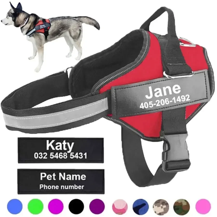 Dog Harness NO PULL Reflective Breathable Adjustable Pet Harness For Dog Vest ID Custom Patch Outdoor Walking Dog Supplies Cats
Dog Harness NO PULL Reflective Breathable Adjustable Pet Harness For Dog Vest ID Custom Patch Outdoor Walking Dog Supplies Cats