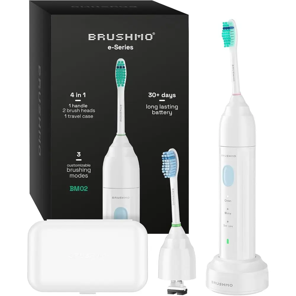 Электрическая зубная щетка с функцией подзарядки, 3 режима работы, дорожный футляр, таймер, водонепроницаемость IPX7, срок службы батареи 30 дней, беспроводная зарядная база.
Электрическая зубная щетка с функцией подзарядки, 3 режима работы, дорожный футляр, таймер, водонепроницаемость IPX7, срок службы батареи 30 дней, беспроводная зарядная база.