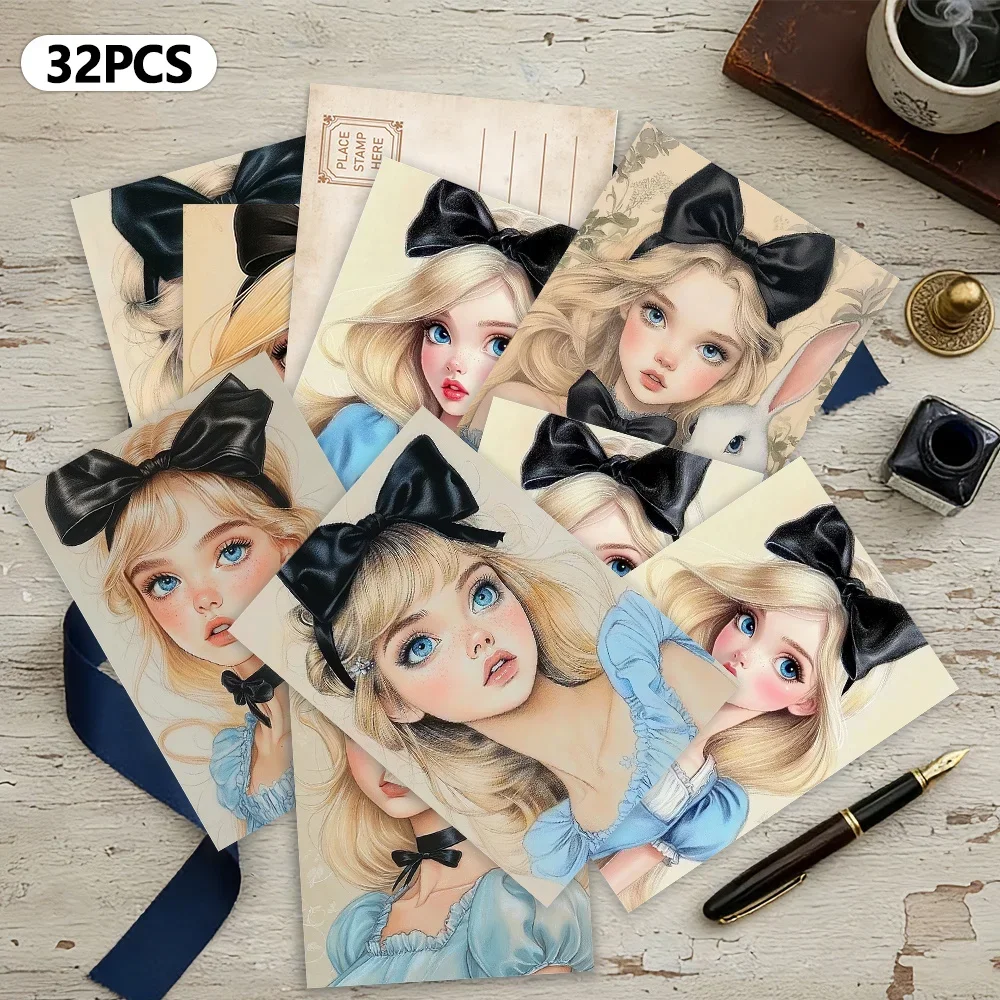 32pcs,Alice from illustrations,postcards,decorations/greeting cards/postcards, high-definition printing,collectible and mailable
32pcs,Alice from illustrations,postcards,decorations/greeting cards/postcards, high-definition printing,collectible and mailable