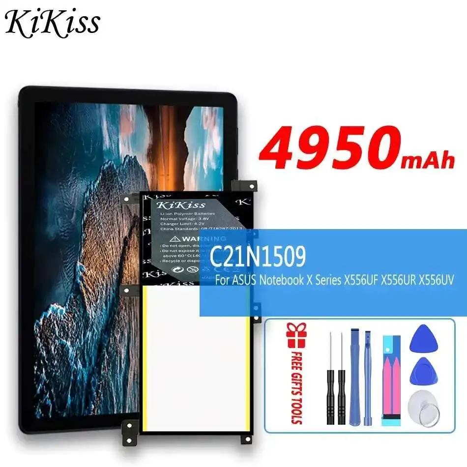 Аккумулятор для ноутбука C21N1509 4950 мАч для ноутбука Asus серии X 556UF X556UR X556UV FL5900U A556U
Аккумулятор для ноутбука C21N1509 4950 мАч для ноутбука Asus серии X 556UF X556UR X556UV FL5900U A556U